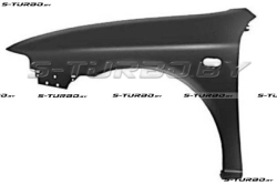 Крыло переднее (левое) с отв. под повторитель, оцинкованная сталь