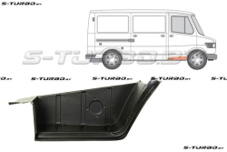 Ступень передней двери (правой) нижняя + верхняя часть, с нижним креплением, заводской штамп