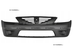 Бампер передний (черный) без отв. под противотуманки