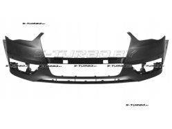 Бампер передний (грунтованный) с отв. под парктроники, без отв. под омыватели