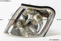 Указатель поворота (левый) 2000-2002, прозрачное стекло, белый