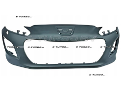 Бампер передний (грунтованный) с отв. под омыватели, с отв. под парктроники