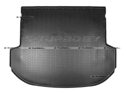 Коврик в багажник модельный полиуретановый, сложенный 3-й ряд, длинный