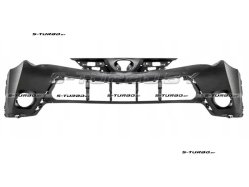 Бампер передний (грунтованный) без отв. под омыватели, верхняя часть