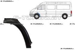 Арка передняя, задняя часть, под дверь (левая) заводской штамп