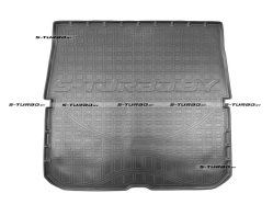 Коврик в багажник модельный полиуретановый, 7 мест, сложенный 3-й ряд