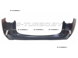 Бампер задний (грунтованный) без отв. под парктроники, верхняя часть