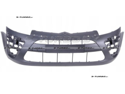 Бампер передний (грунтованный) с отв. под омыватели, с отв. под парктроники, 2007-2010