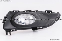 Противотуманная фара (левая) под обычный бампер, с рамкой