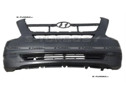 Бампер передний (черный) комплектный, без отв. под противотуманки