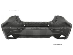 Бампер задний (черный) с отв. под парктроники