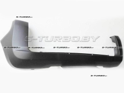 Бампер задний (черный) без отв. под парктроники, для версии с багажником