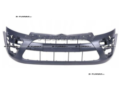 Бампер передний (грунтованный) без отв. под омыватели, без отв. под парктроники, 2010-2014