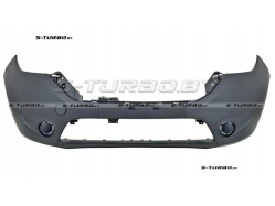 Бампер передний (черный) без отв. под противотуманки