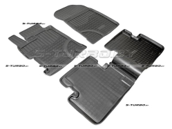 Коврики модельные полиуретановые в салон (высокий борт), 4 дв.