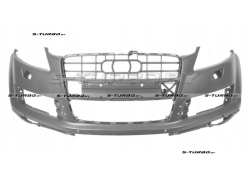 Бампер передний (грунтованный) с отв. под омыватели, с отв. под парктроники