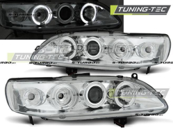 Передние фары ANGEL EYES CHROME, USA-TYPE