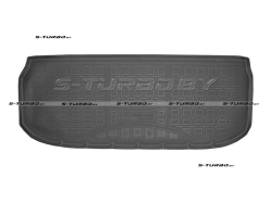Коврик в багажник модельный полиуретановый, разложенный 3-й ряд