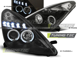 Передние фары ANGEL EYES BLACK