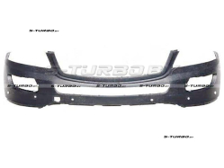 Бампер передний (грунтованный) без отв. под омыватели, с отв. под парктроники