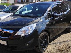 Дефлекторы окон (ветровики) клеящиеся, короткие, 4 шт