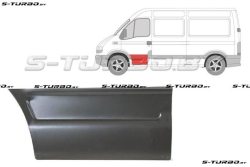 Дверь передняя (левая) наружная часть, 35 см высота, заводской штамп