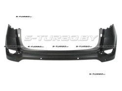 Бампер задний (черный) с отв. под парктроники, верхняя часть, EURO-TYPE