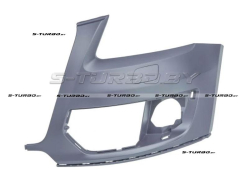Бампер передний, с отв. под омыватели, без отв. под парктроники, левая часть