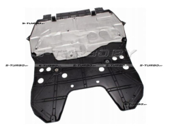 Защита двигателя (пластик) бензин / дизель, длинная, с отверстиями, с алюминиевой крышкой