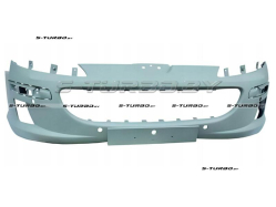 Бампер передний (грунтованный) без отв. под омыватели, с отв. под парктроники