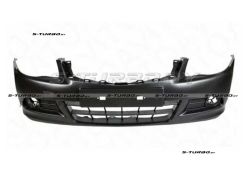 Бампер передний (черный) без отв. под парктроники, RUSSIA-TYPE
