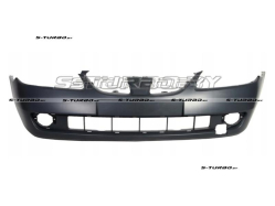 Бампер передний (черный) с отв. под противотуманки