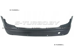 Бампер задний (грунтованный) с отв. под парктроники, без отв. под накладку