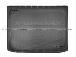 Коврик в багажник модельный полиуретановый, 5/7 мест, сложенный 3-й ряд