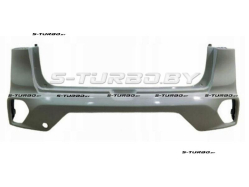 Бампер задний (грунтованный) без отв. под парктроники, верхняя часть, 2020-2022