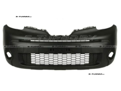 Бампер передний (черный) с отв. под противотуманки