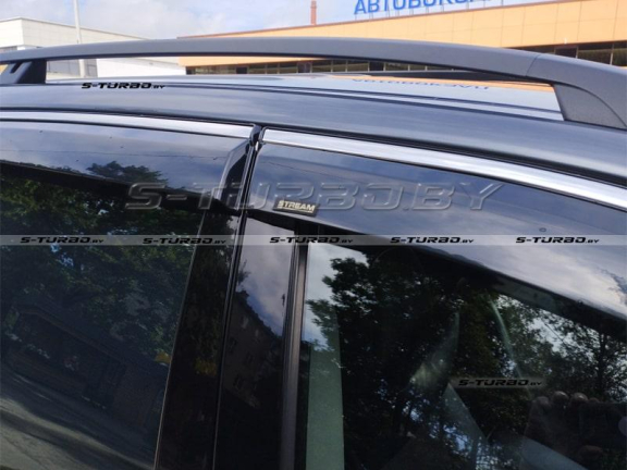 Ветровики Stream Nero вид сбоку