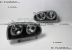 Передние фары ANGEL EYES BLACK
