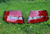 Задние фонари RED WHITE LED (7 КОНТАКТОВ)