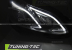 Передние фары BLACK LED DRL