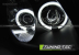 Передние фары ANGEL EYES BLACK CCFL