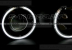 Передние фары ANGEL EYES BLACK CCFL