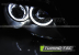 Передние фары ANGEL EYES LED BLACK