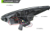 Передние фары BLACK DRL LED SEQ INDICAOR