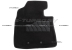 Коврики 3D модельные ворсовые в салон, черные