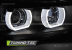 Передние фары 3D U-TYPE BLACK XENON