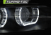 Передние фары ANGEL EYES LED BLACK XENON