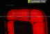 Задние фонари RED WHITE LED BAR, 2 ДВЕРИ