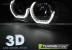 Передние фары ANGEL EYES BLACK 3D