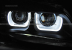 Передние фары TUBE LIGHT BLACK XENON